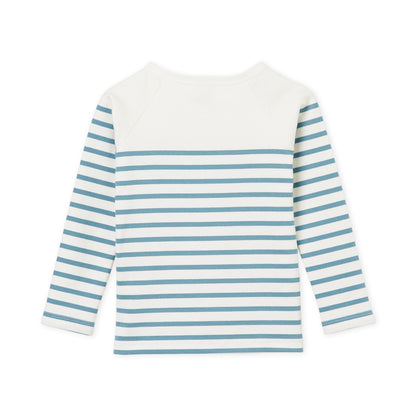 Boys & Girls Blue Stripes T-shirt