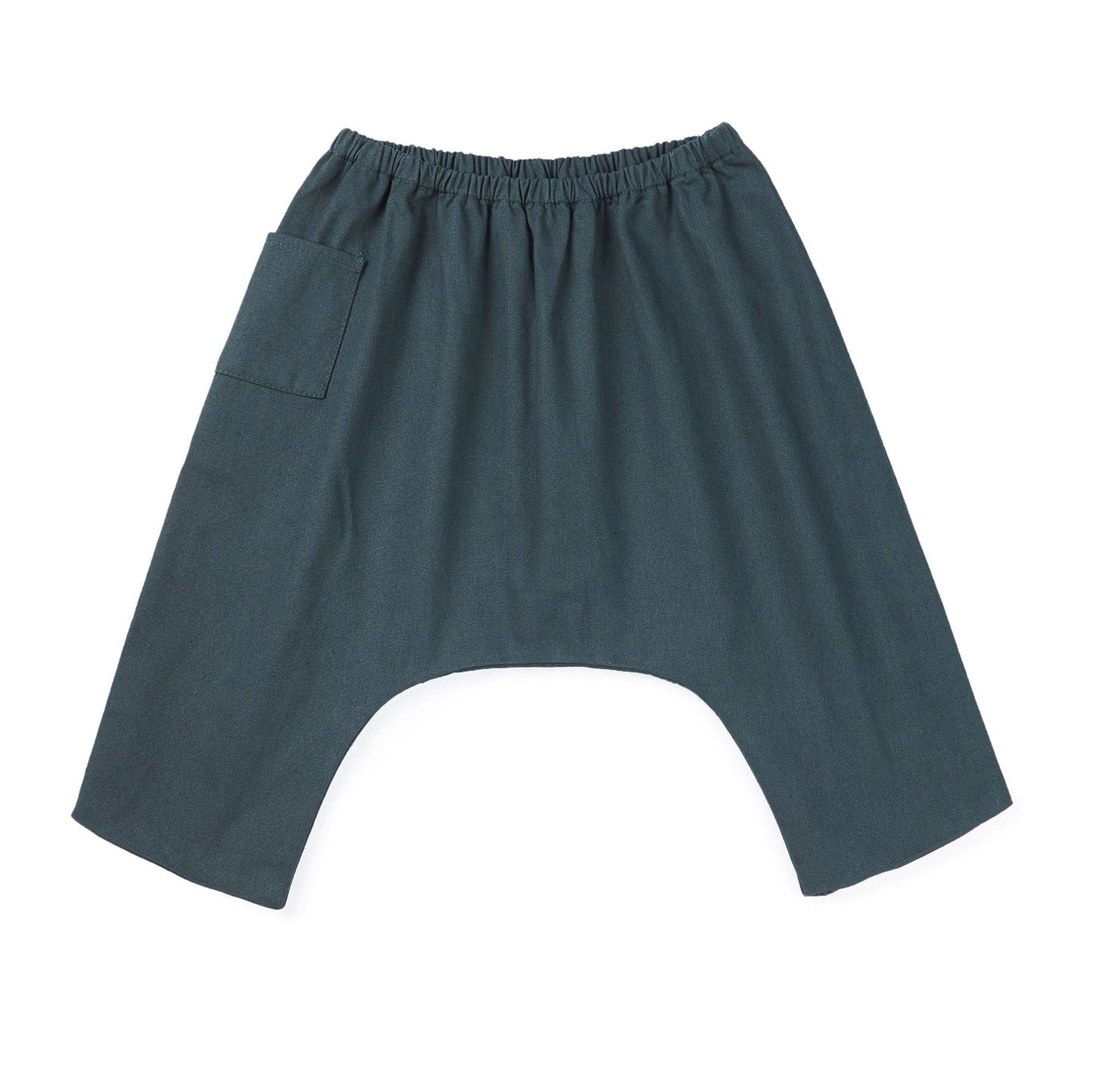 婴儿深灰色棉长裤