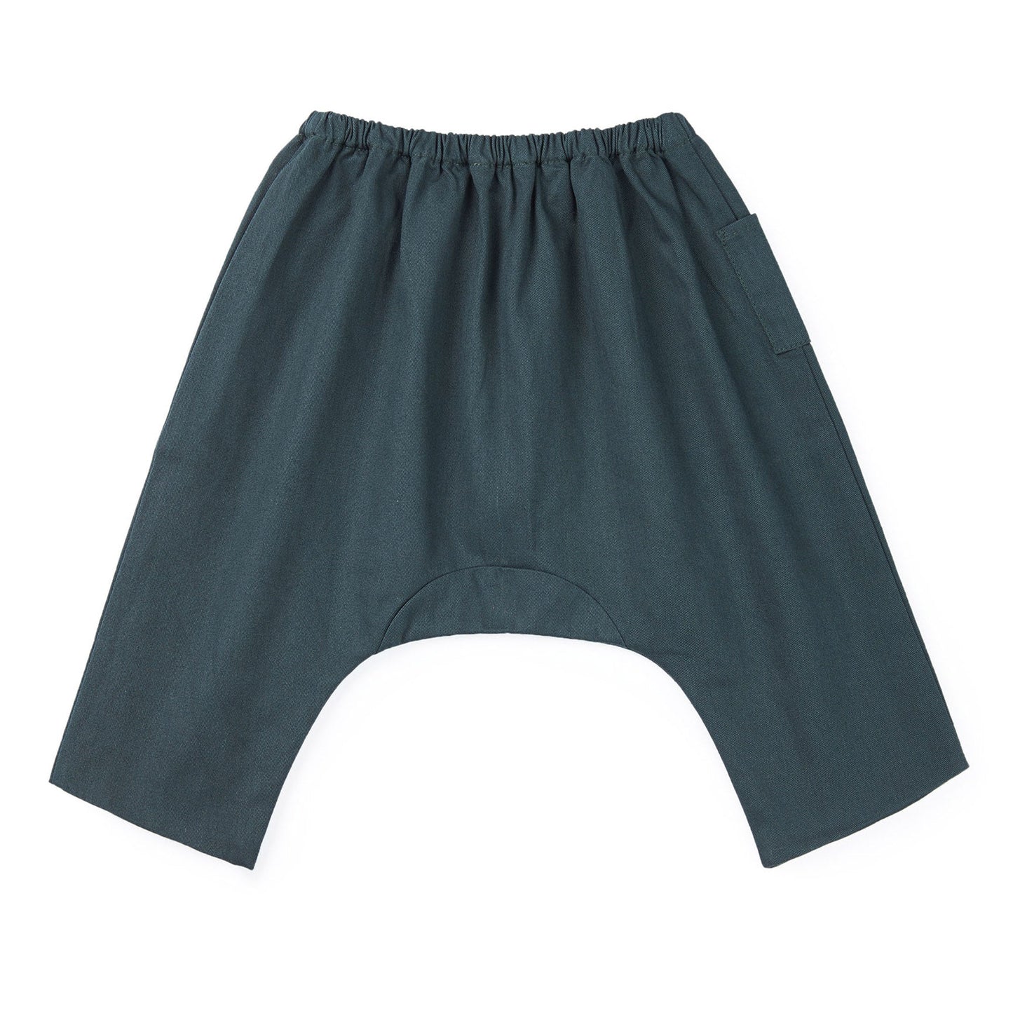 婴儿深灰色棉长裤