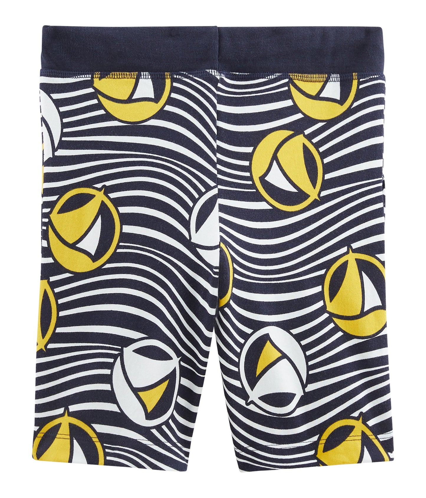 男童藏青色棉短裤