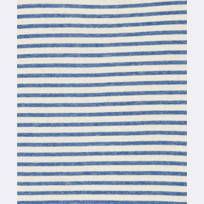 儿童蓝色条纹棉短裤