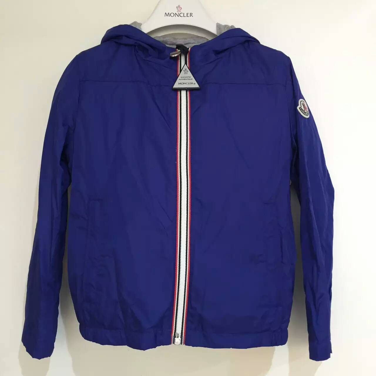 Boys Blue Hooded 'Urville' Zip-Up Tops