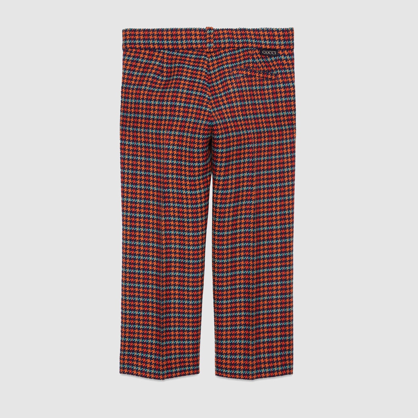 儿童橙色&蓝色羊毛长裤