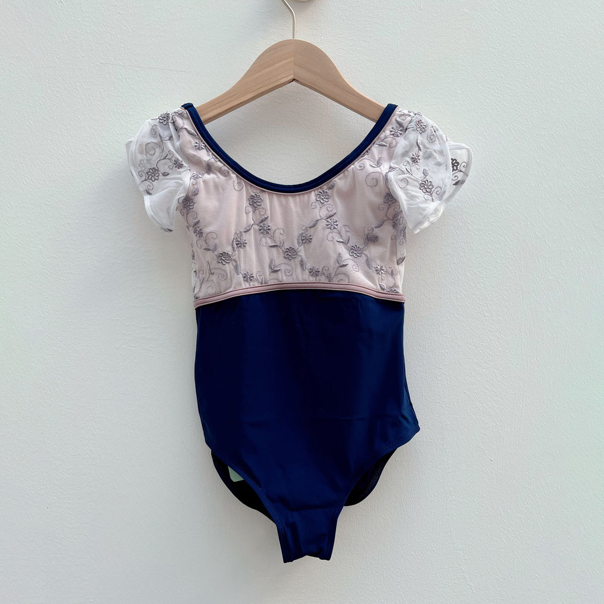 女童蓝色"ISIDE"芭蕾舞连体衣(Col. L22R+L09+TRD47+L55)
