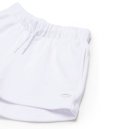 女童白色棉短裤
