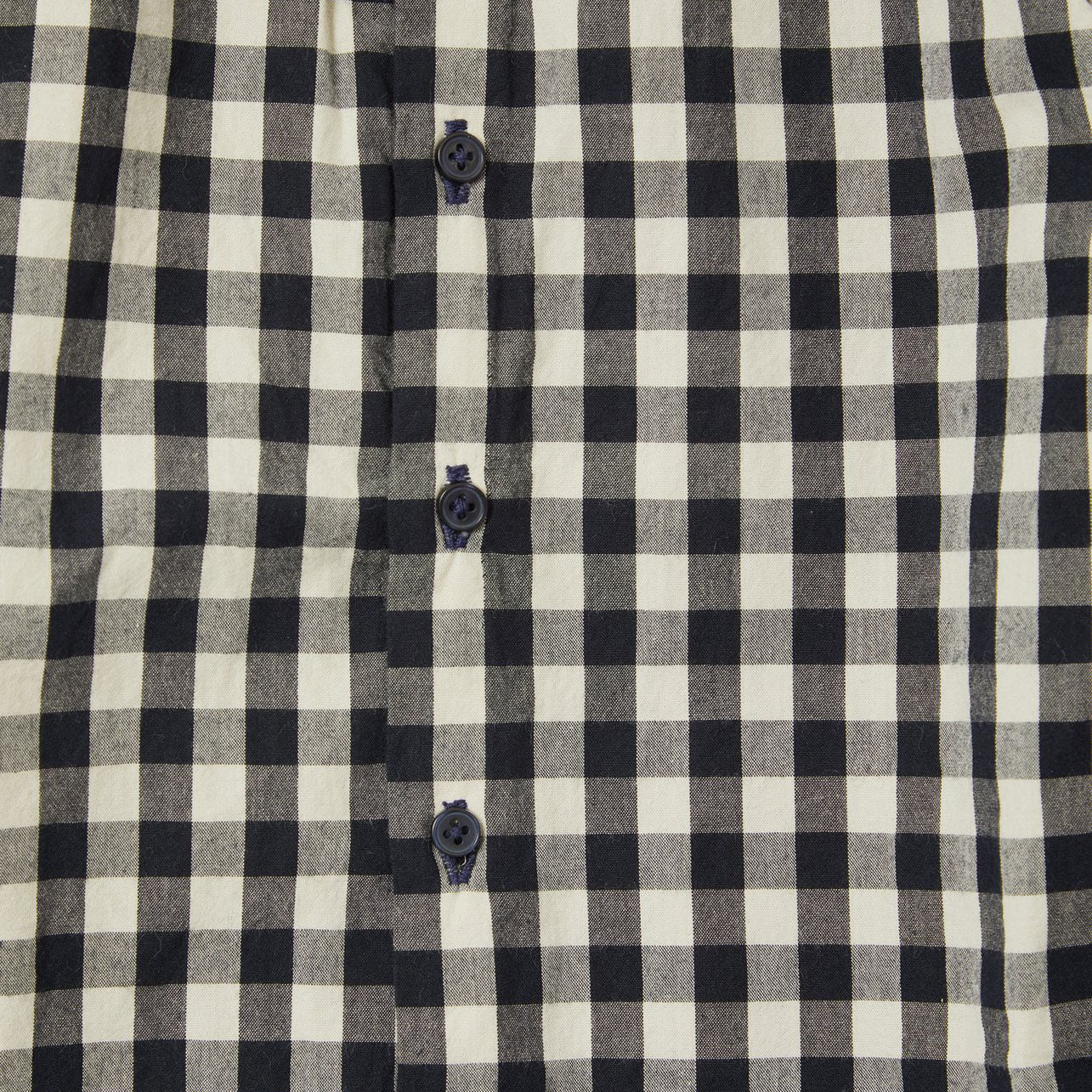 婴儿蓝色格子棉衬衫