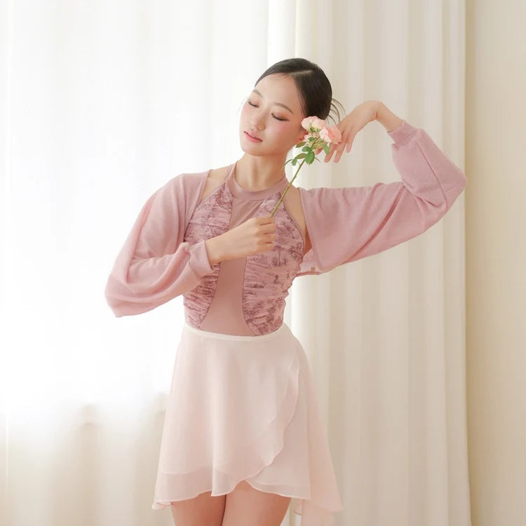 Brisa shrug warmer/pink