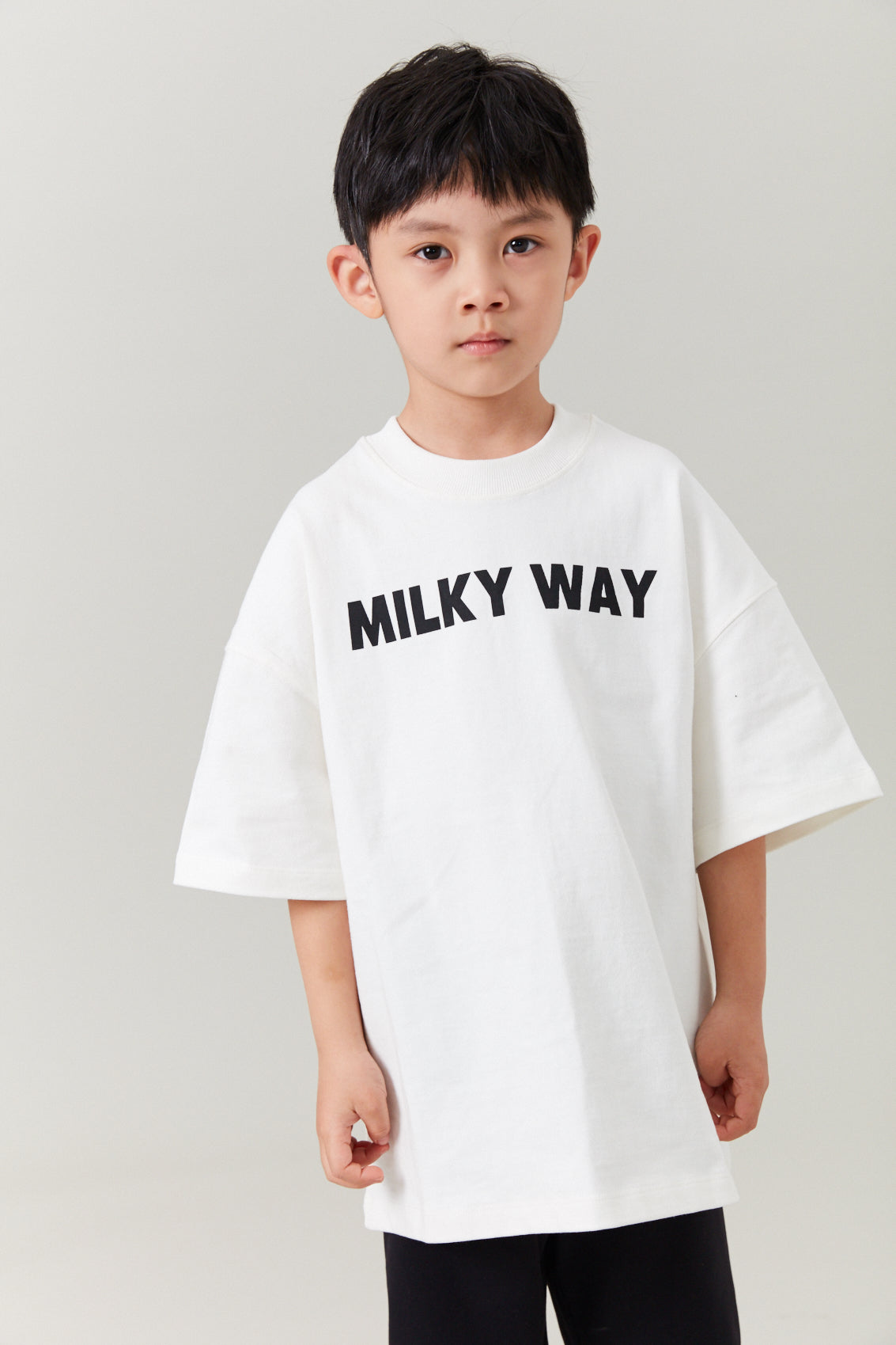 儿童白色LogoT恤