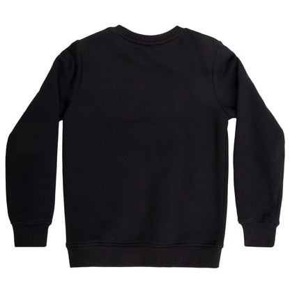 Girls Black Patch Brand Cotton Sweatshirt