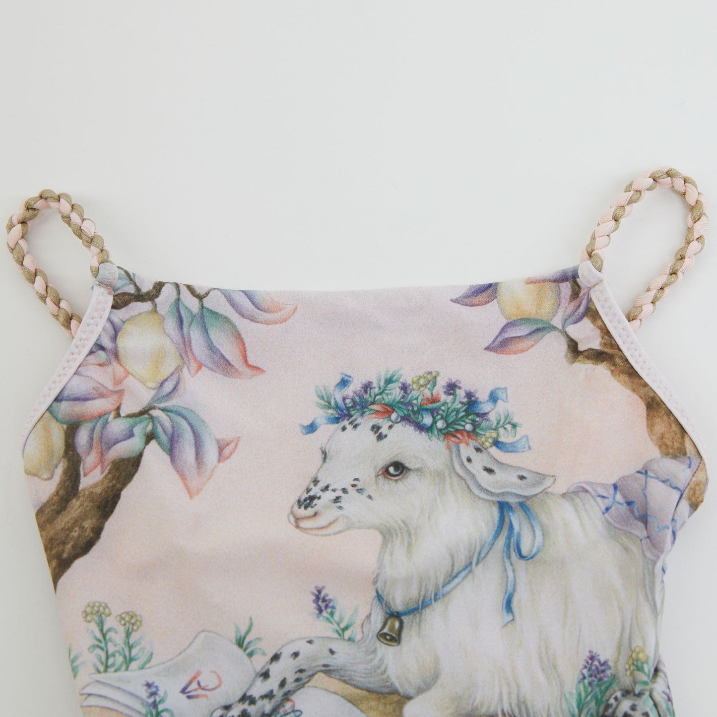 女童桃色小羊芭蕾舞连体衣(J202LE02VL/peach/multicolor)