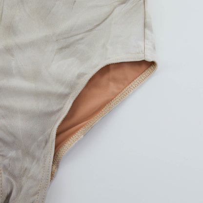 女童白色芭蕾舞连体衣(J181LE01VL/white)