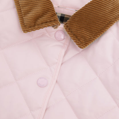 女童粉色棉服