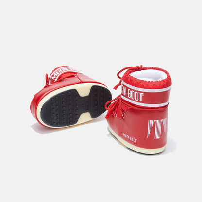 女士红色"ICON LOW"短筒靴