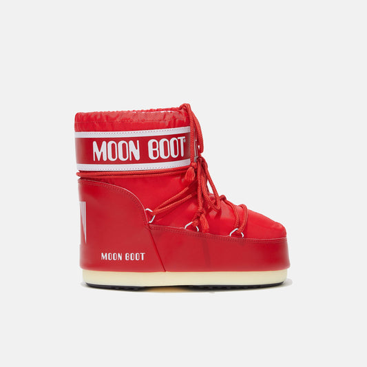 女士红色"ICON LOW"短筒靴