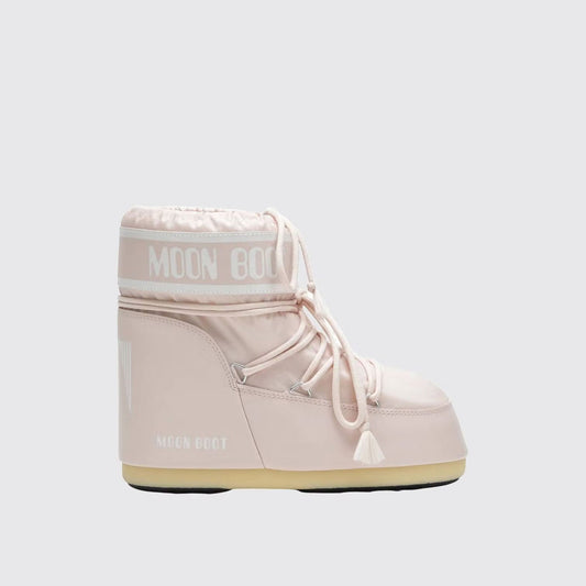 女士灰粉色"ICON LOW"尼龙短筒靴