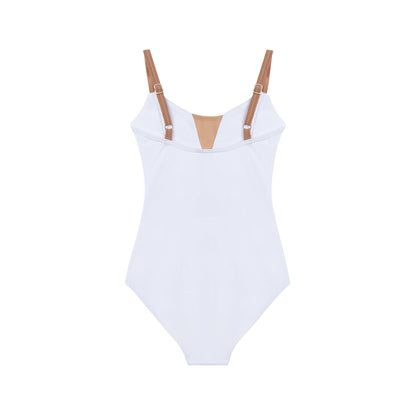 女童白色芭蕾舞连体衣(有衬里DAD1930MP/white)