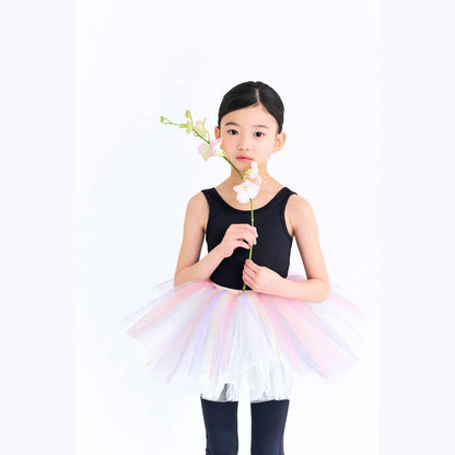 女童彩色芭蕾舞短裙