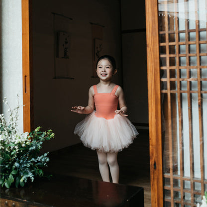 女童桃色芭蕾舞连体衣