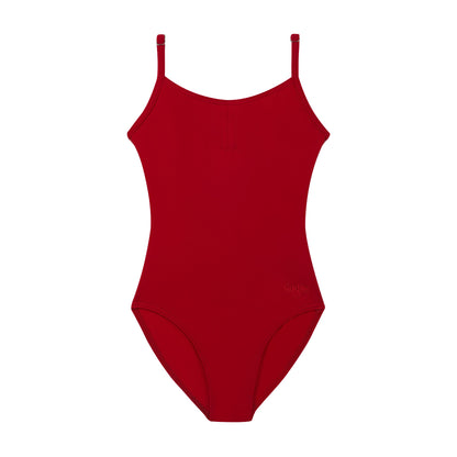 女童红色芭蕾舞连体衣(有衬里DAD1491/1MP/Red)