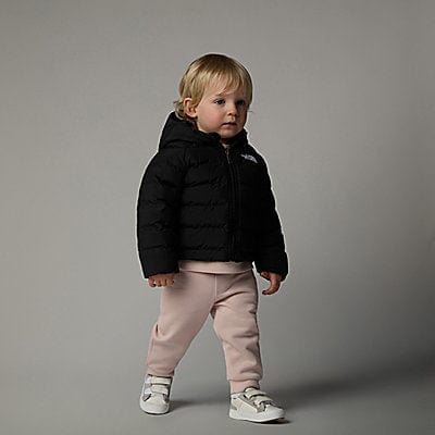 The North Face 婴儿双面 Perrito 连帽夹克（黑色）