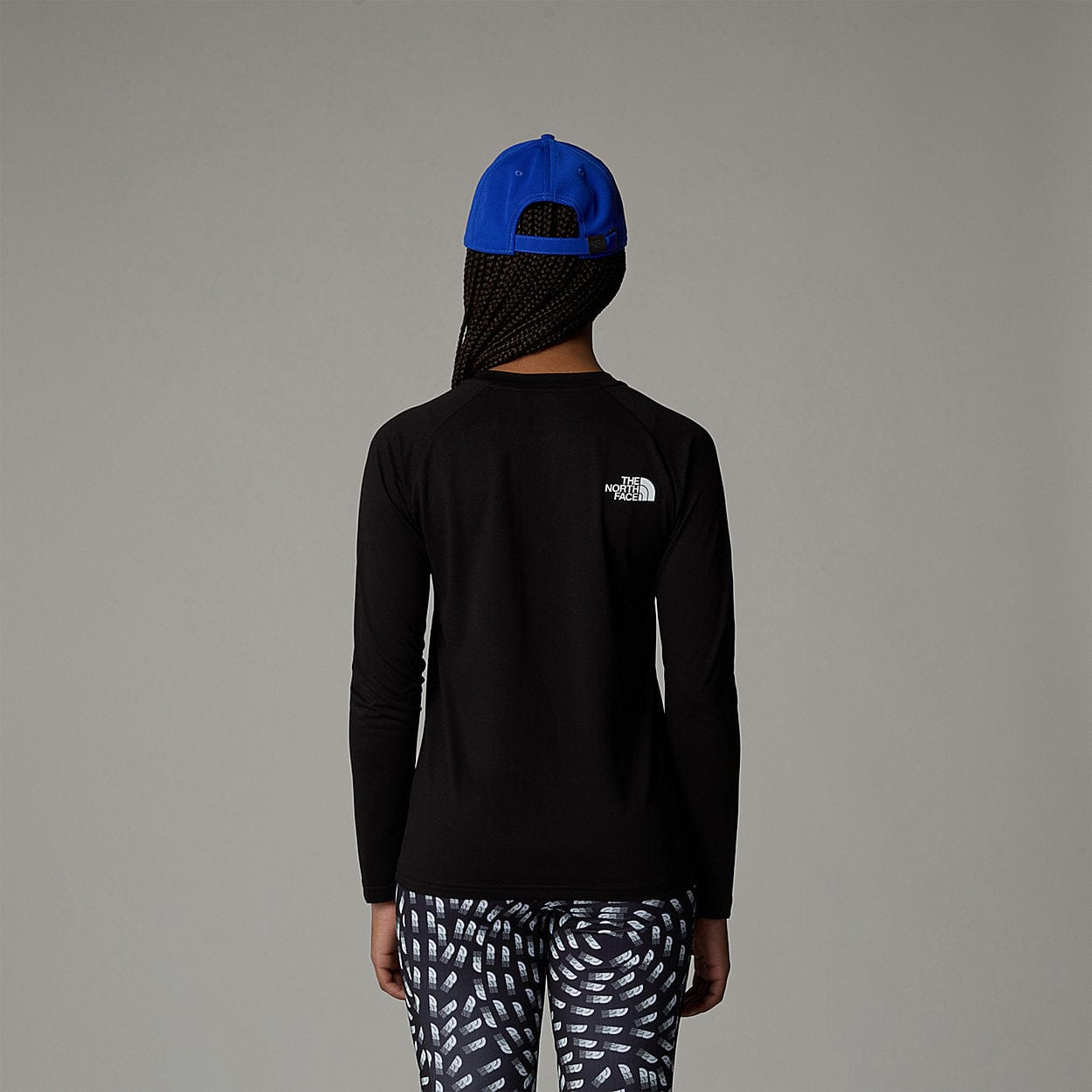 The North Face 儿童 Never Stop 长袖 T 恤（黑色）