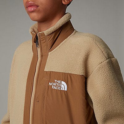 The North Face 男童 Yumiori 羊毛全拉链夹克（米色）