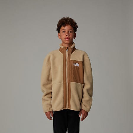 The North Face 男童 Yumiori 羊毛全拉链夹克（米色）