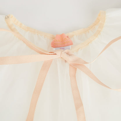 女童白色芭蕾舞短裙