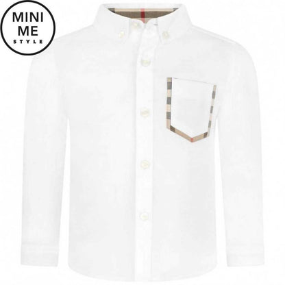 Baby Boys White Harry Shirt