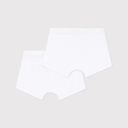 男童白色棉内裤套装(2件)