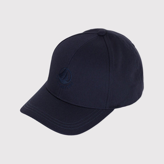 男童藏青色刺绣Logo棒球帽