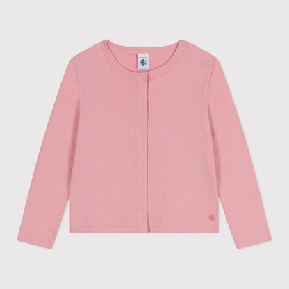 女童粉色Logo棉开衫