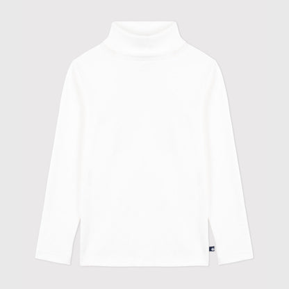 女童白色棉上衣
