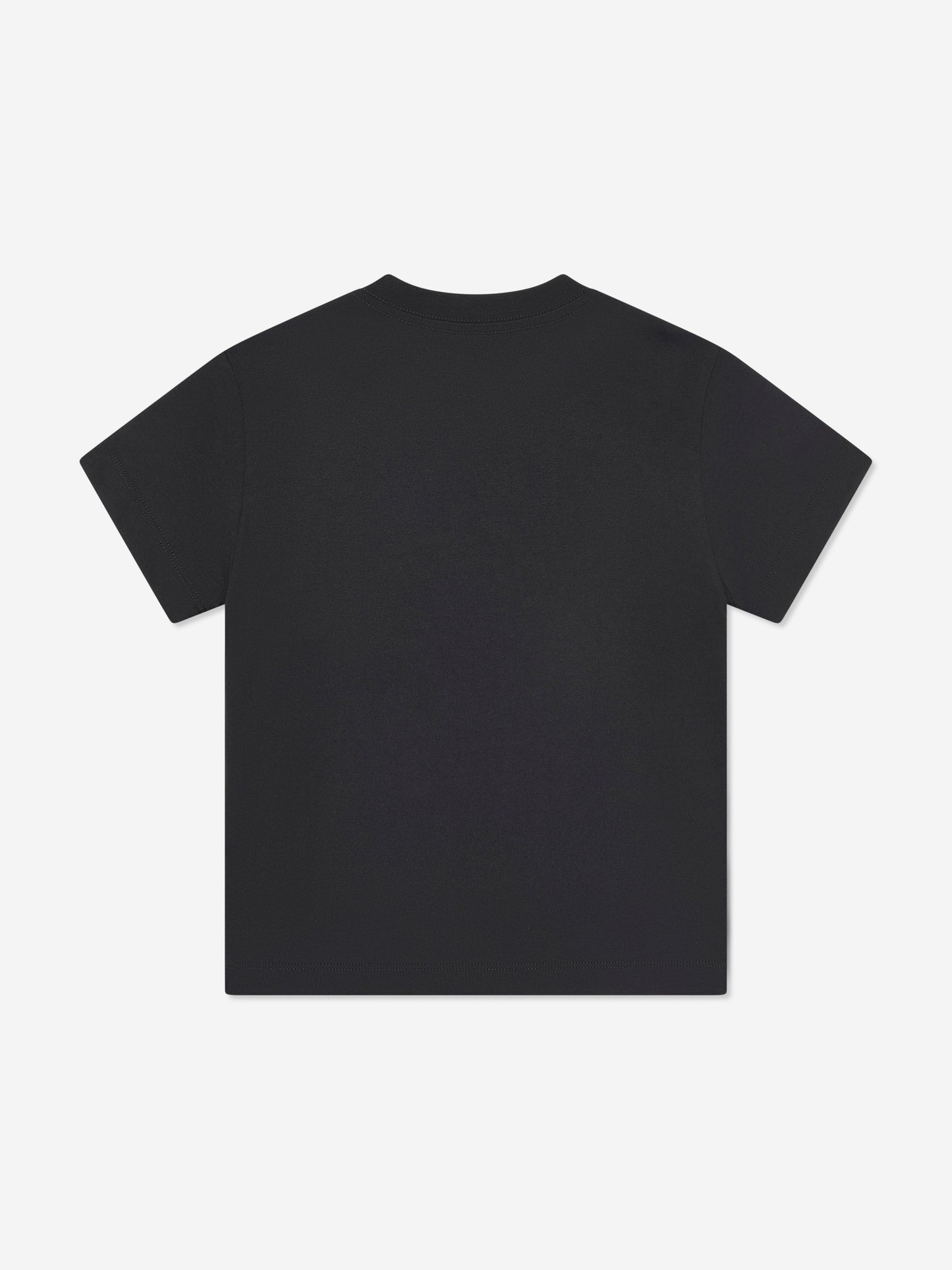 Amiri Kids 黑色核心徽标 T 恤