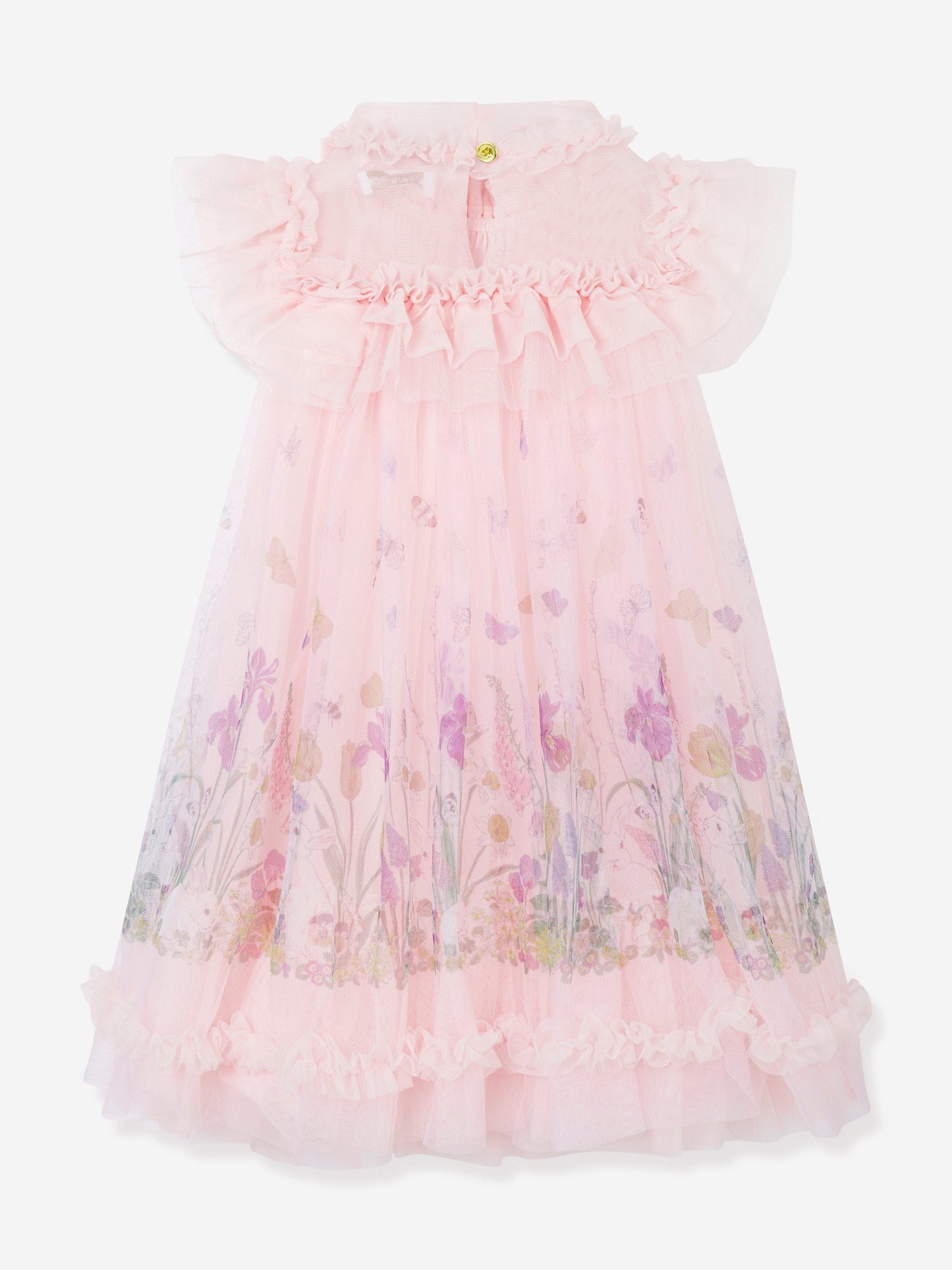 Girls Dominique Bunny Dress in Pink