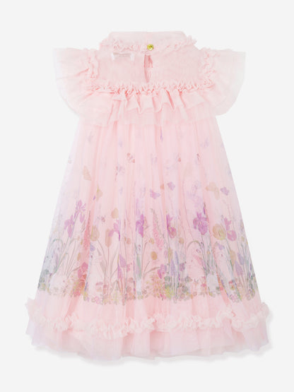 Girls Dominique Bunny Dress in Pink