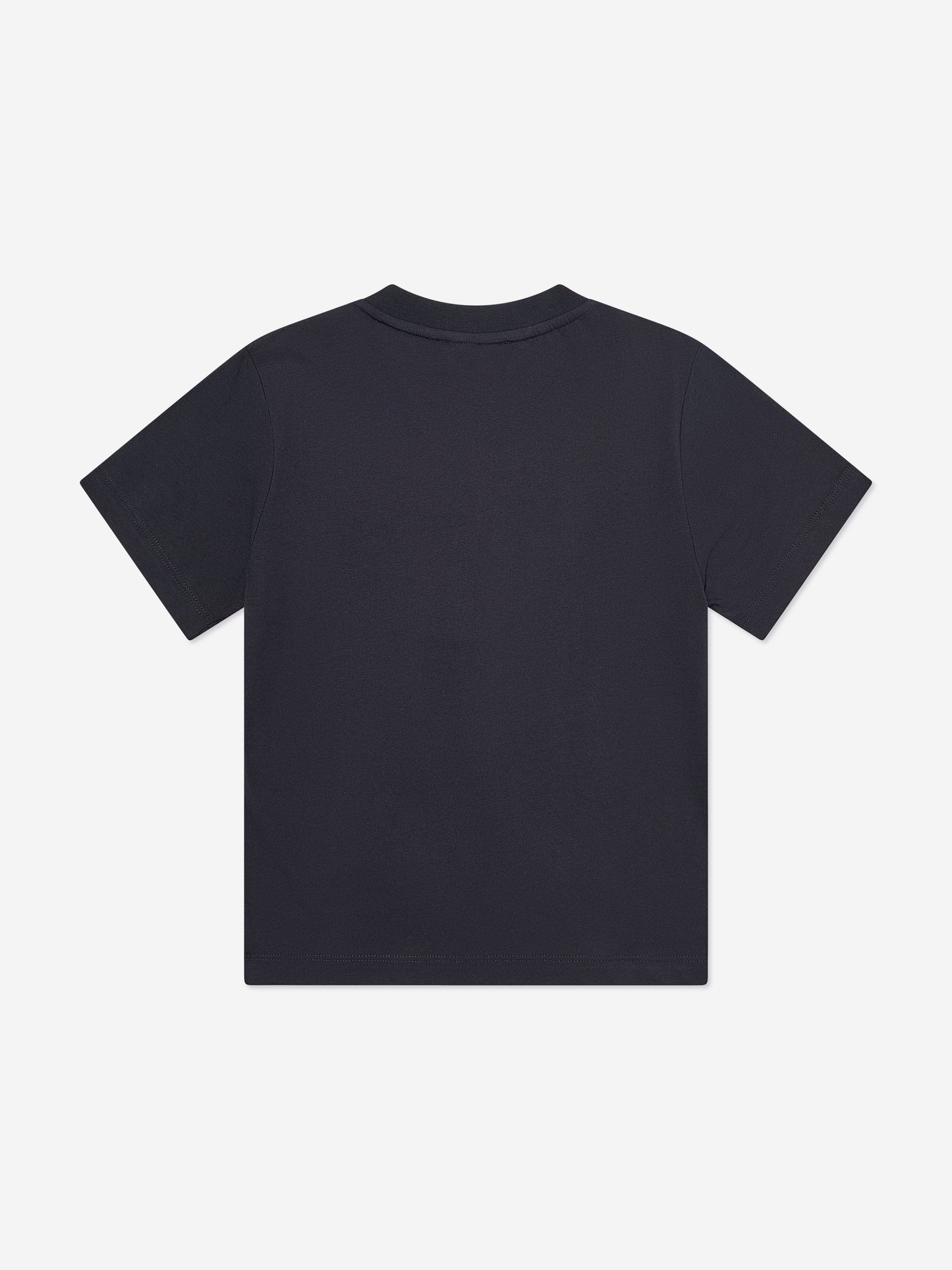 Emporio Armani 男童徽标 T 恤（海军蓝）