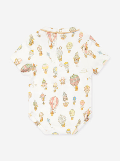 Atelier Choux Baby Classic Bodysuit in White