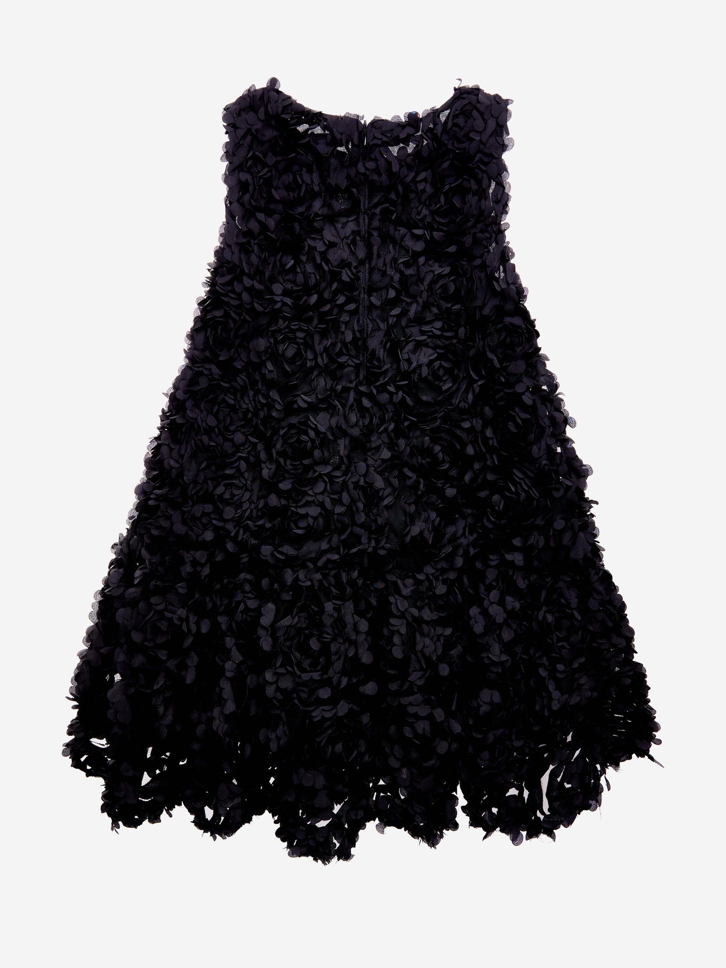 BCBG Girls Tulle Rose Dress in Black
