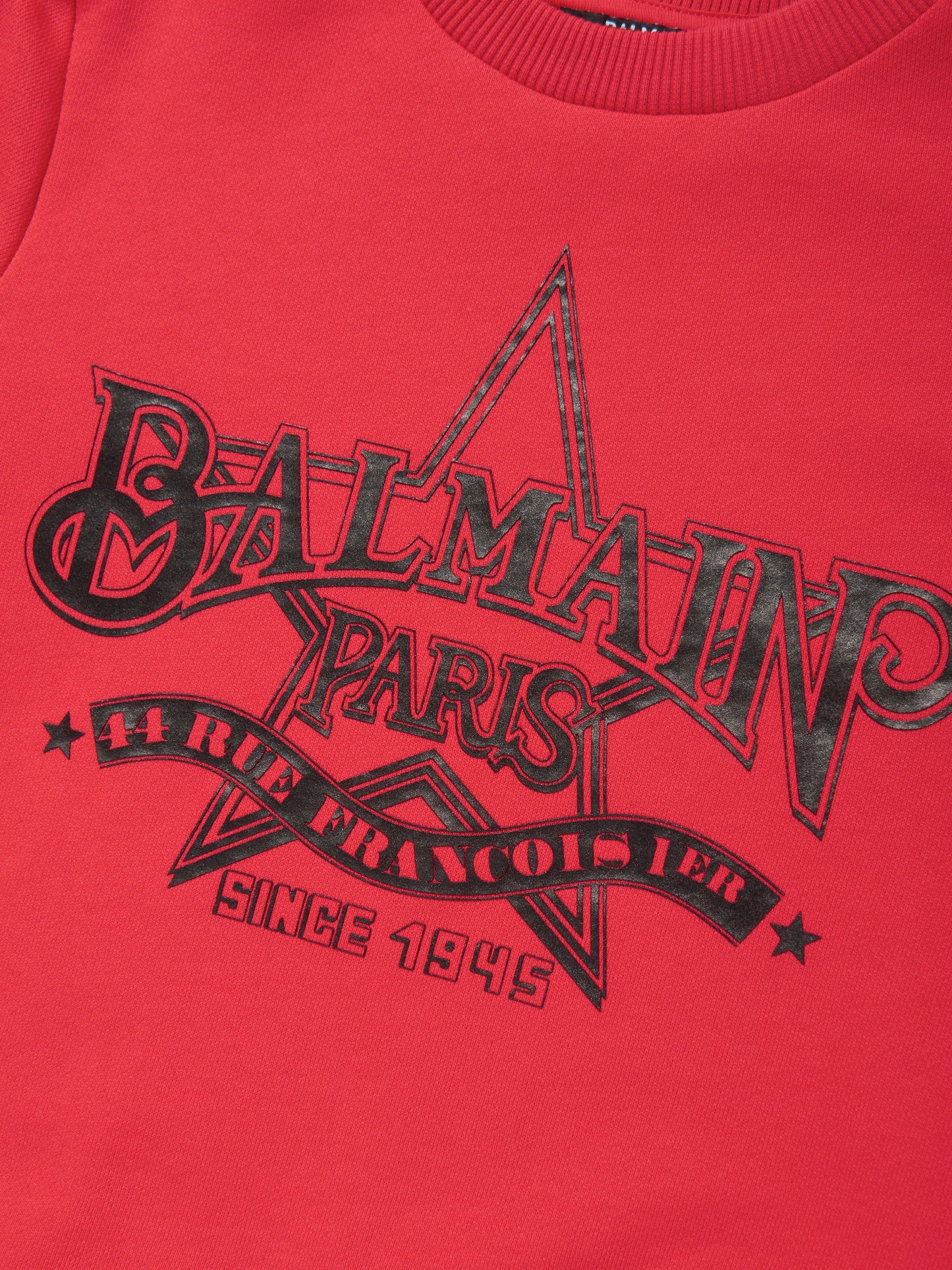 Balmain Kids 徽标运动衫（红色）
