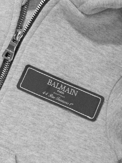 Balmain Baby 拉链上衣（灰色）