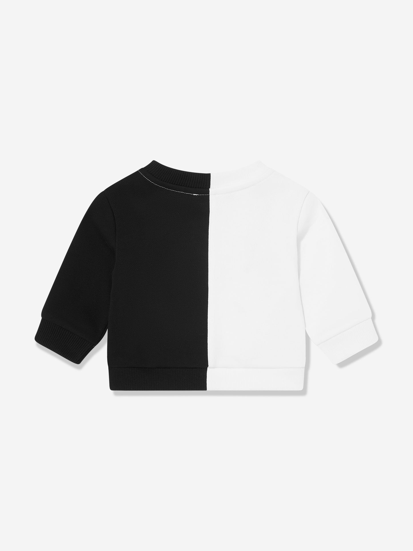 Balmain Baby Colourblock Sweatshirt in White