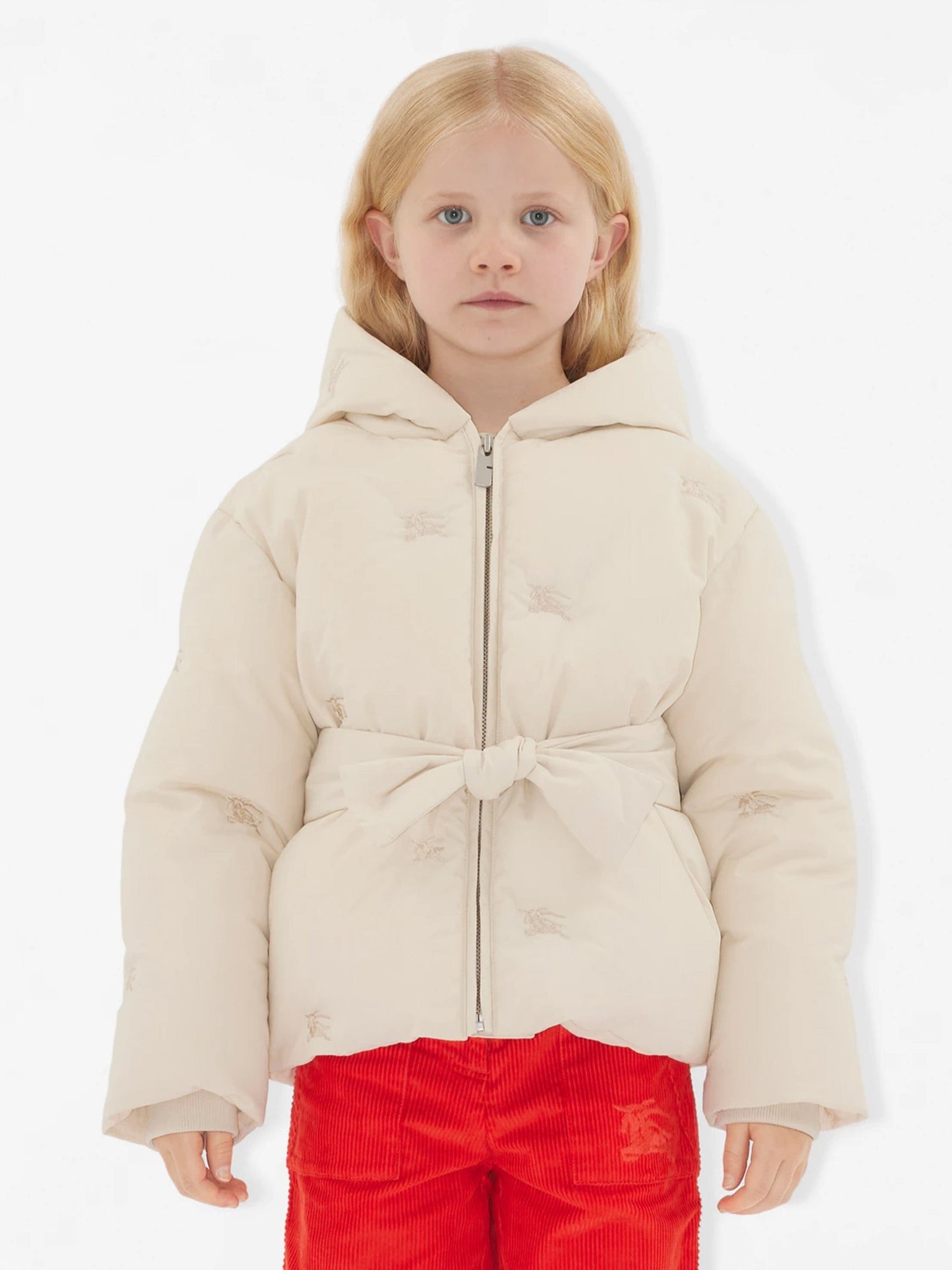 Burberry 女童 Clara 羽绒夹克（象牙色）