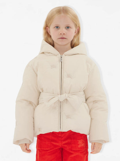 Burberry 女童 Clara 羽绒夹克（象牙色）