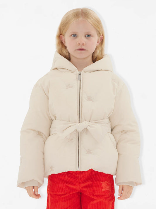 Burberry 女童 Clara 羽绒夹克（象牙色）