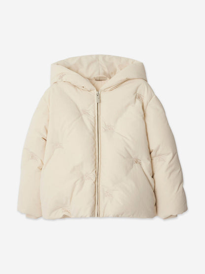 Burberry 女童 Clara 羽绒夹克（象牙色）