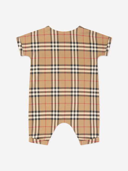 Baby Archive 格纹 Lennox 连体衣（米色）