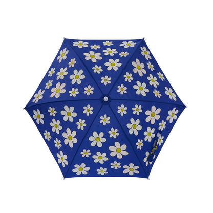 Dark Blue Flower Umbrella