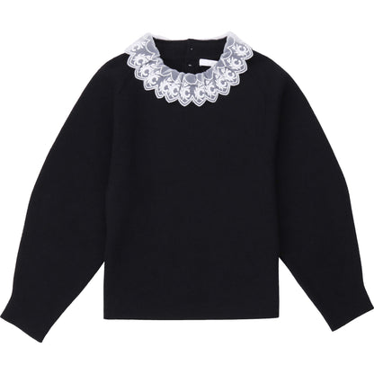 Girls Black Jumper