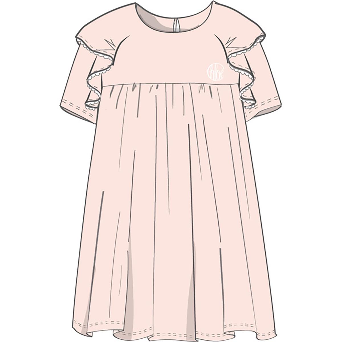 ROBE MANCHES COURTES